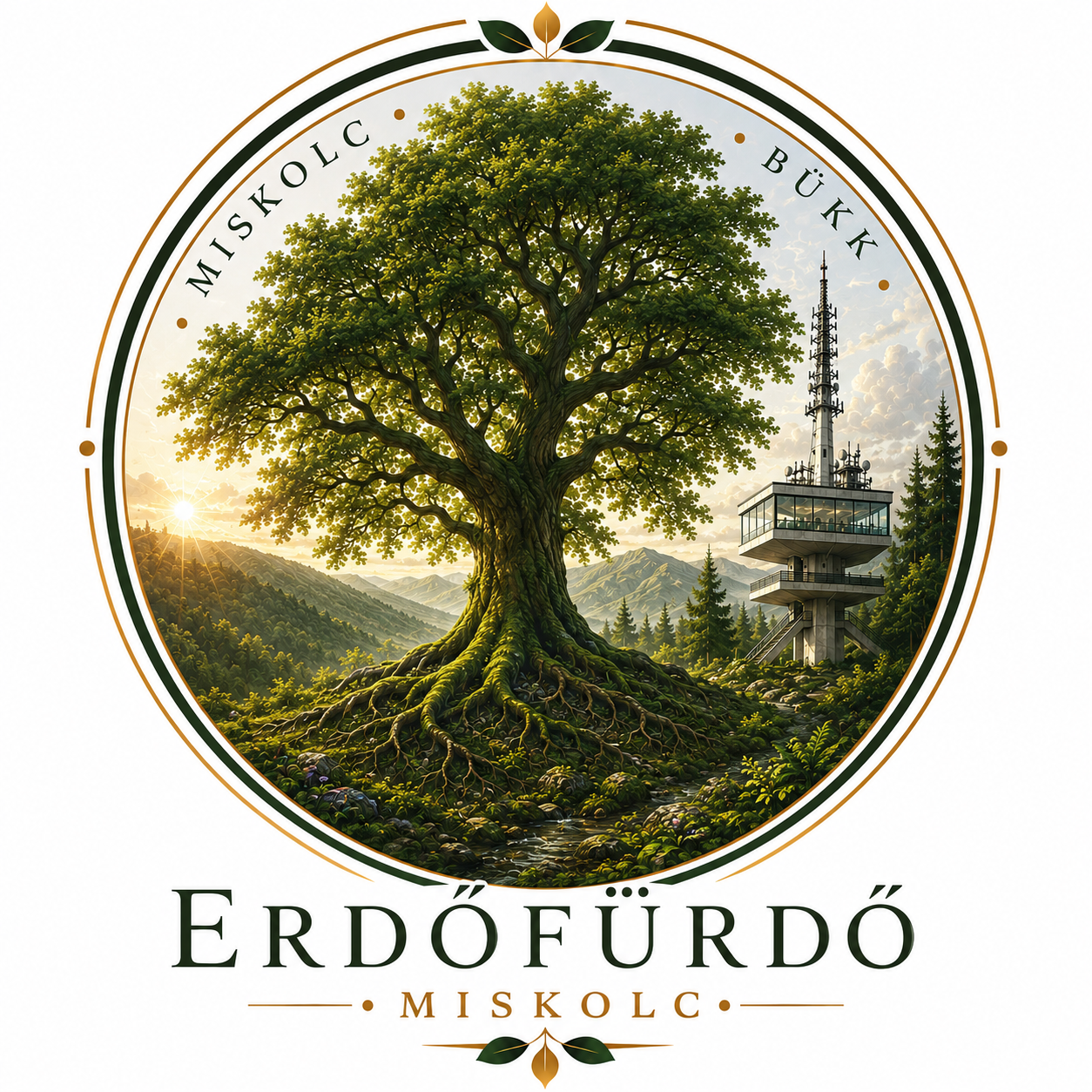 Erdőfürdő Miskolc logo